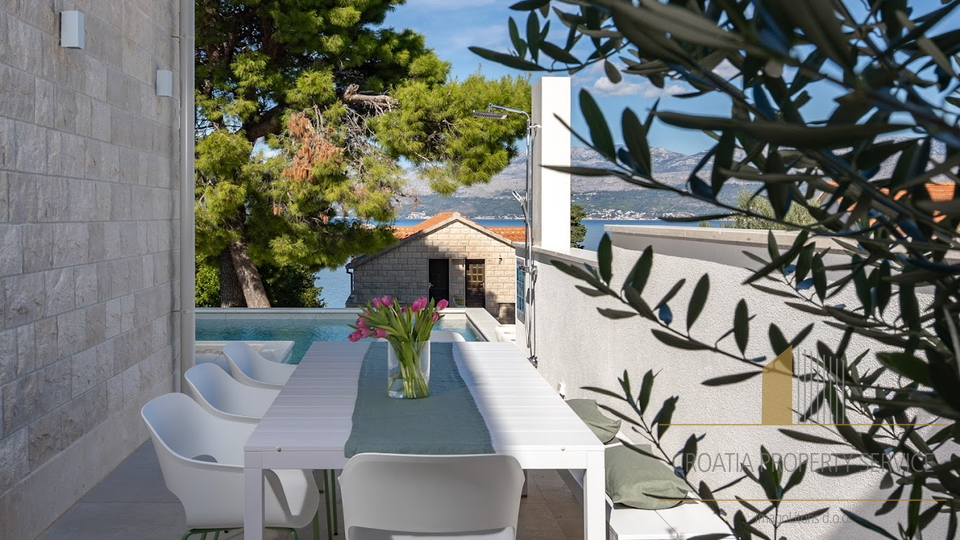Luxury stone villa with sea view - Splitska, Brač!