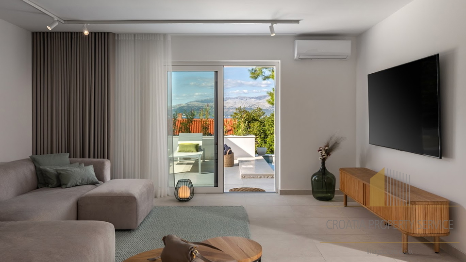 Luxury stone villa with sea view - Splitska, Brač!