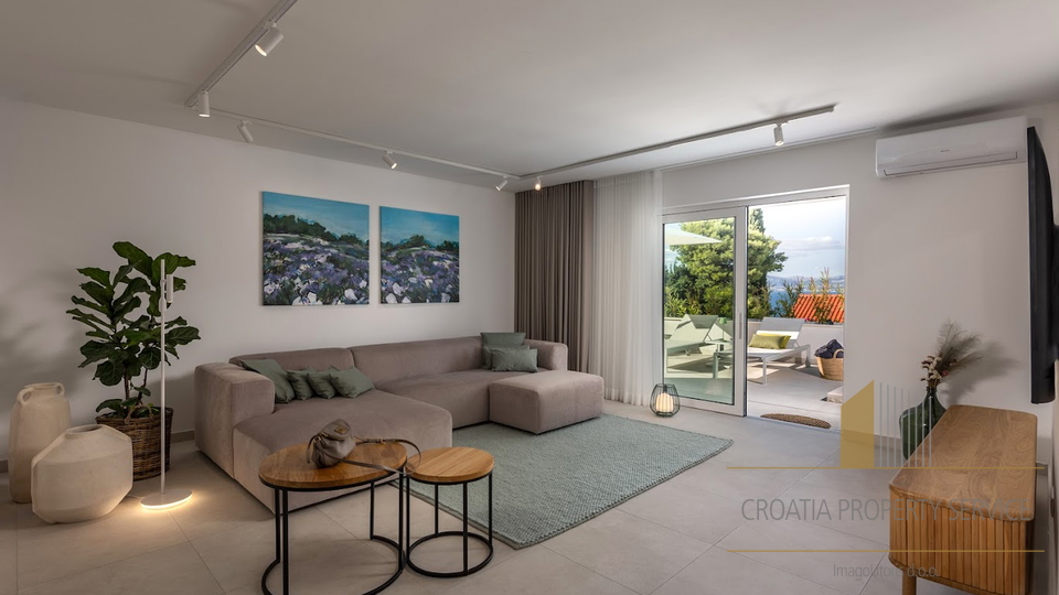 Luxury stone villa with sea view - Splitska, Brač!