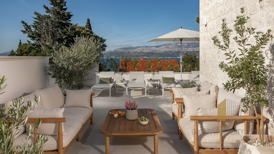 Luxury stone villa with sea view - Splitska, Brač!