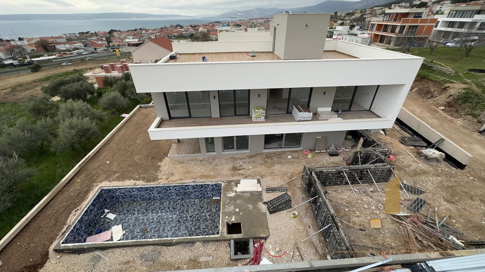 Neue Luxusvilla mit Panoramablick auf das Meer in der Umgebung von Split!