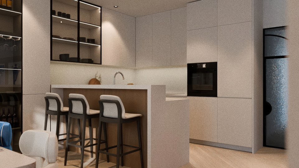 Penthouse s stre&scaron;no teraso in pogledom na morje v ekskluzivnem apartmajskem naselju na &Ccaron;iovu&excl;