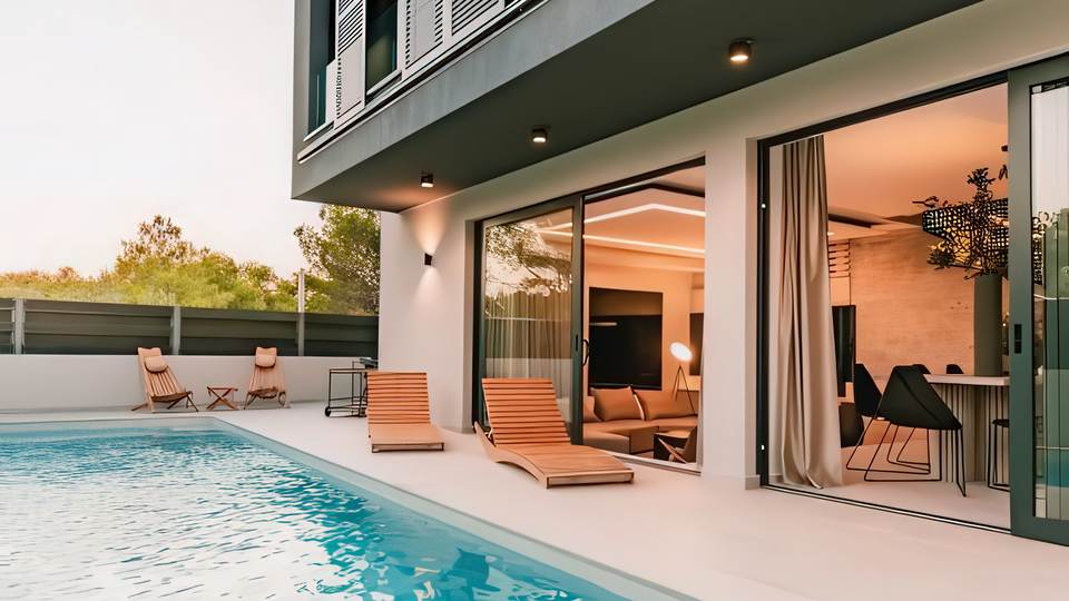 Luxury designer villa with a pool 250 m from the beach - Vodice&excl;