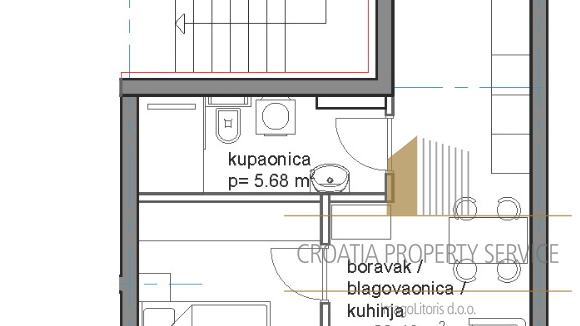 Attico di lusso con terrazza sul tetto e vista mare - Borik, Zara!