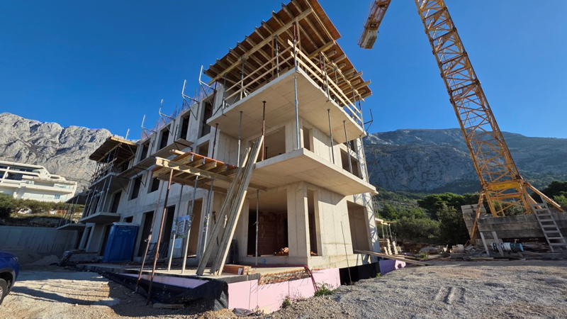 Neue Zweizimmerwohnung mit Meerblick in Makarska&excl;