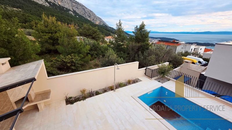 New modern villa with a swimming pool and sea view – Makarska, Veliko Brdo