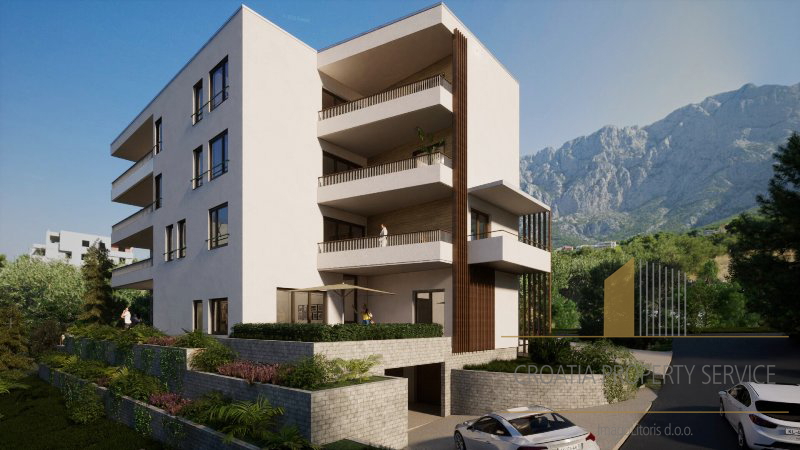 Makarska - appartamenti con due e tre camere in una nuova costruzione moderna!