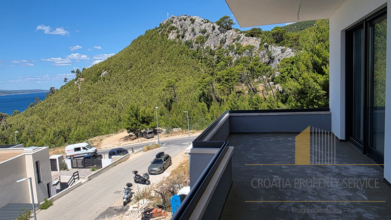 Spazioso appartamento trilocale con vista mare – Nuova costruzione, Makarska