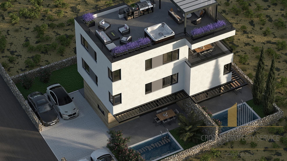 Luxury apartment with garden, 200 m from the sea – Mandre, island of Pag!