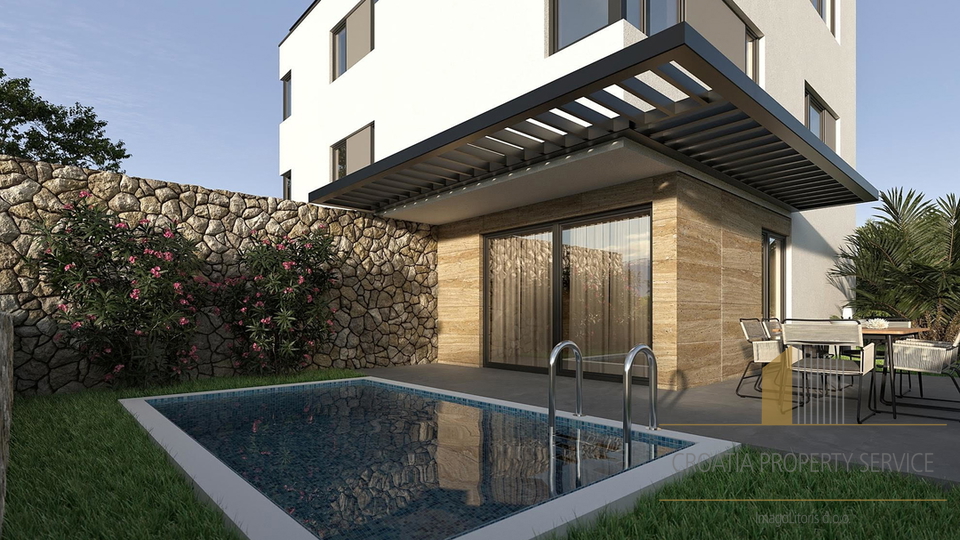 Luxury apartment with garden, 200 m from the sea – Mandre, island of Pag!