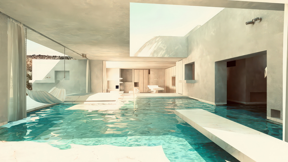 Ekskluzivno gradbeno zemlji&scaron;&ccaron;e z lokacijsko dovolilnico za 3 luksuzne vile &ndash; otok Bra&ccaron;&comma; Milna