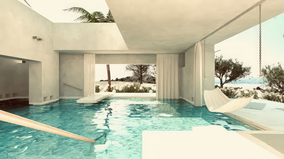 Ekskluzivno gradbeno zemlji&scaron;&ccaron;e z lokacijsko dovolilnico za 3 luksuzne vile &ndash; otok Bra&ccaron;&comma; Milna