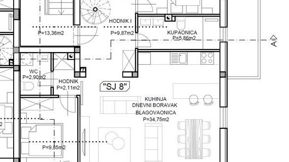 Luxuri&ouml;ses Penthouse mit Dachterrasse&comma; erste Meereslinie - Srima&comma; &Scaron;ibenik&excl;