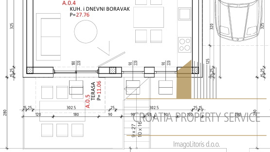Moderna vila s bazenom, novogradnja – 80 m od mora, otok Pag!