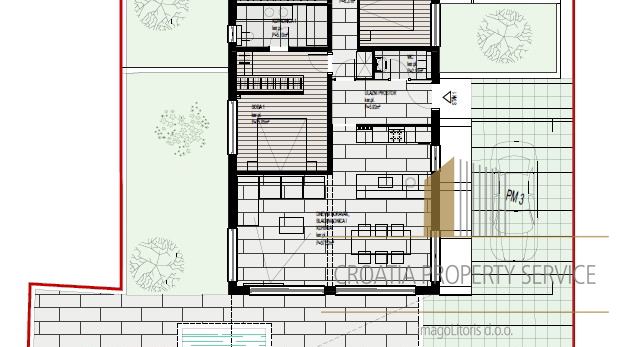 Luxurious two-bedroom apartment in a new building first row by the beach on the island of Čiovo!
