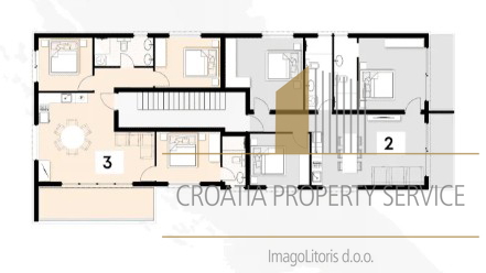 Luxury apartment in a modern new building 160 m from the sea – Privlaka!