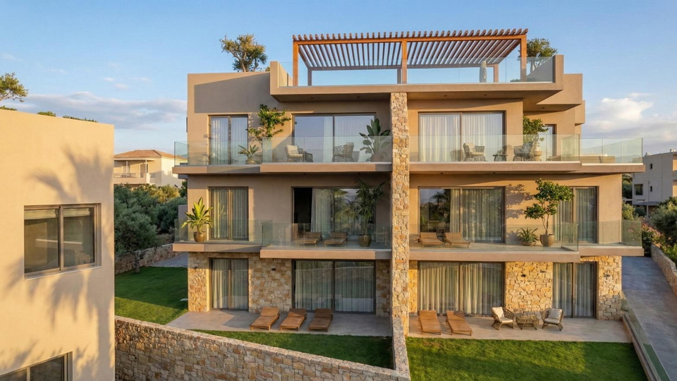 Luxuri&ouml;ses Penthouse mit Dachterrasse &ndash; zweite Reihe am Meer&comma; Umgebung von Trogir&excl;