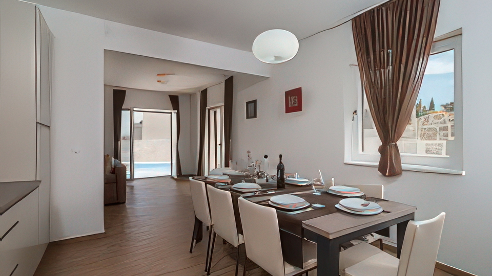 Beautiful villa with a swimming pool in &Scaron;krip&comma; on the island of Bra&ccaron;