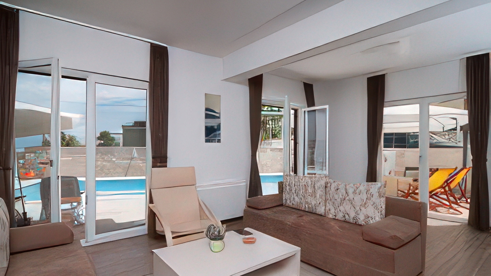 Beautiful villa with a swimming pool in &Scaron;krip&comma; on the island of Bra&ccaron;