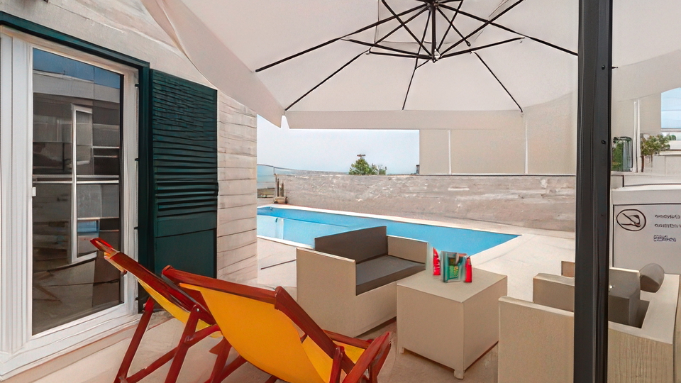 Beautiful villa with a swimming pool in &Scaron;krip&comma; on the island of Bra&ccaron;