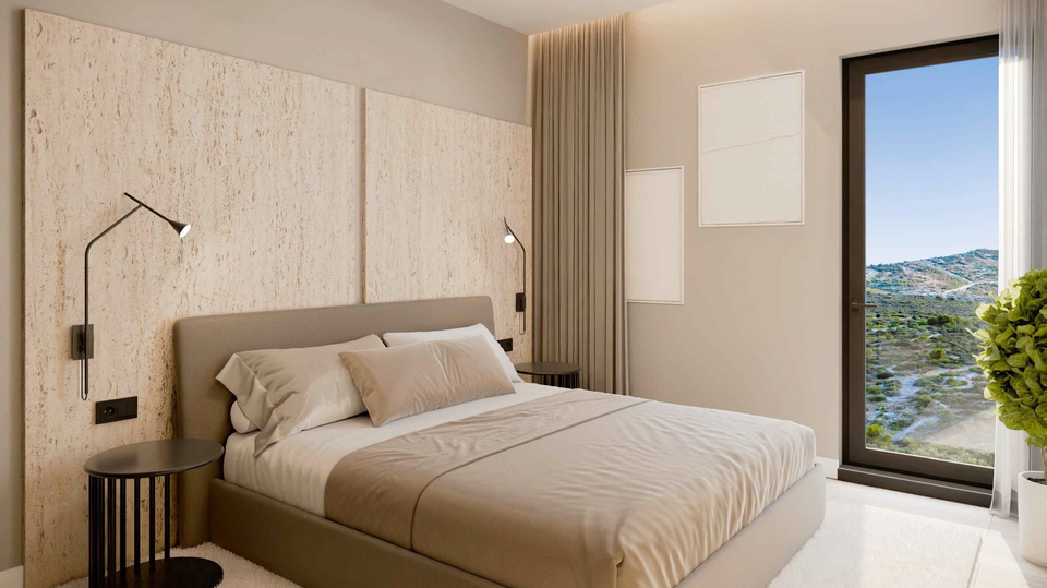 Luksuzni penthouse z jacuzzijem in odprtim pogledom na morje - Primo&scaron;ten&excl;