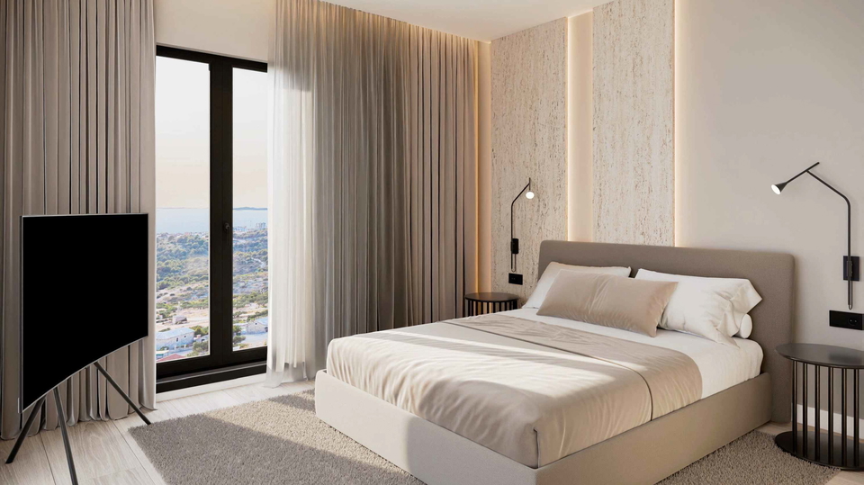 Luksuzni penthouse z jacuzzijem in odprtim pogledom na morje - Primo&scaron;ten&excl;