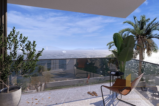 Luxurious two-bedroom apartment in a new building first row by the beach on the island of Čiovo!