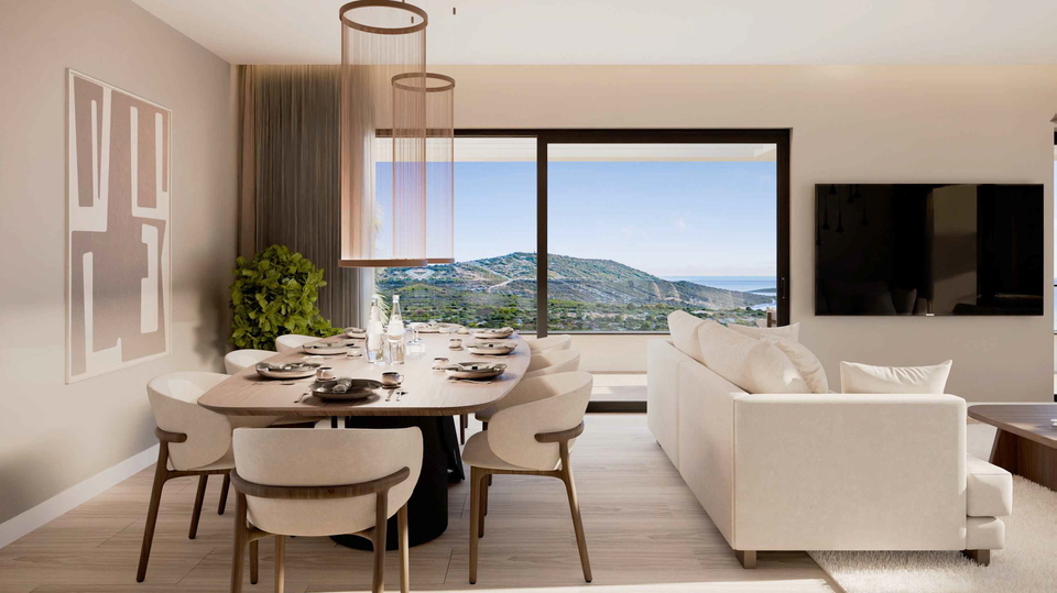 Luksuzni penthouse z jacuzzijem in odprtim pogledom na morje - Primo&scaron;ten&excl;