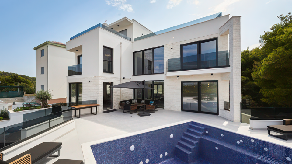 Luksuzna vila z razgledom na morje&comma; 500 m od morja na otoku &Ccaron;iovu&excl;