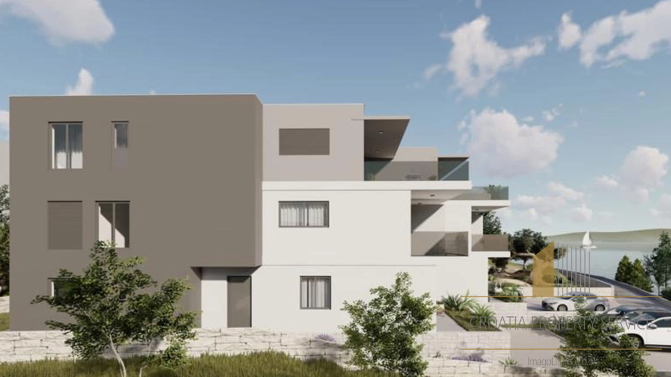 Luxury apartment first row to the sea – Šibenik, Brodarica!