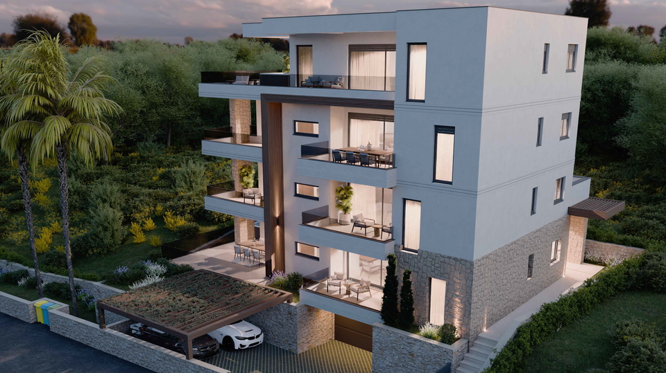 Luksuzni penthouse z jacuzzijem in odprtim pogledom na morje - Primo&scaron;ten&excl;