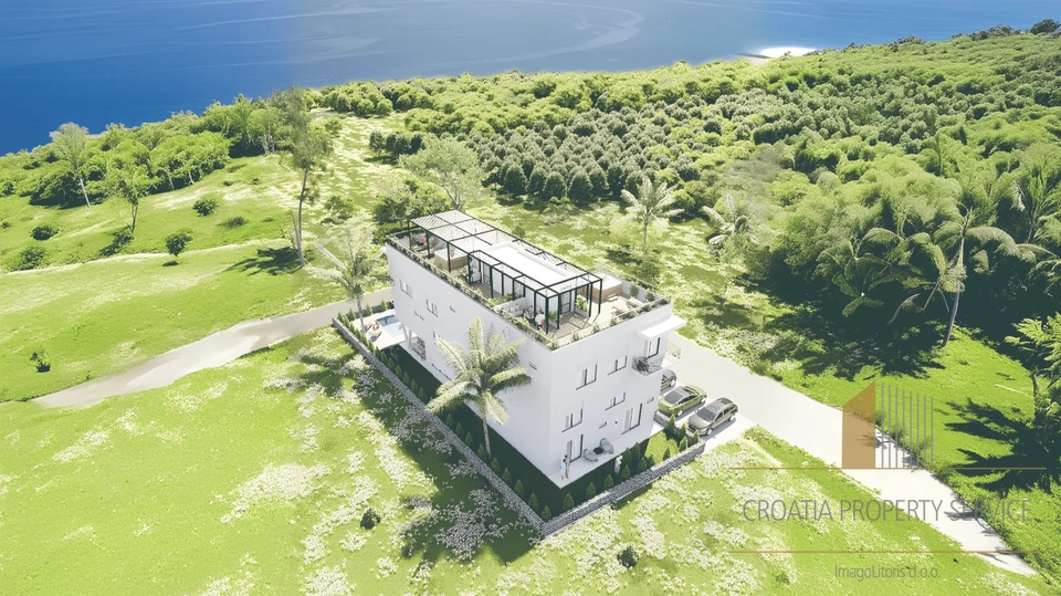 Luxury apartment in a modern new building 160 m from the sea – Privlaka!