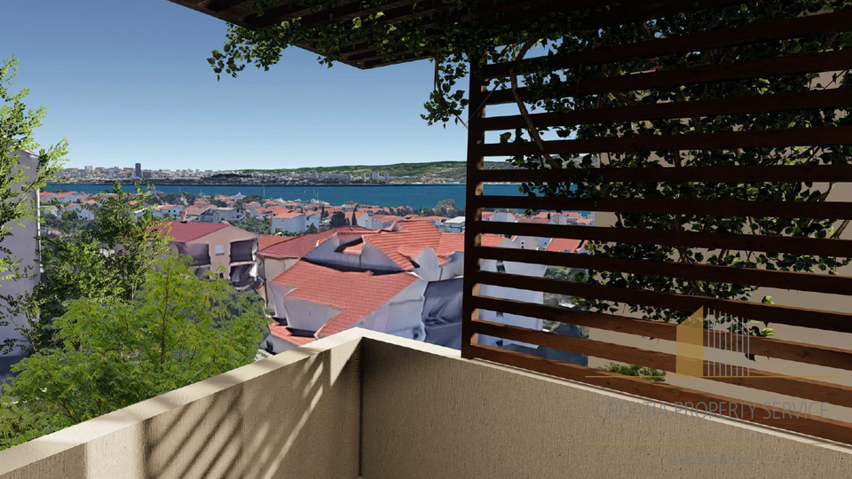 Luxury three-bedroom apartment with garden in a new building with sea view - Ka&scaron;tel Kambelovac&excl;