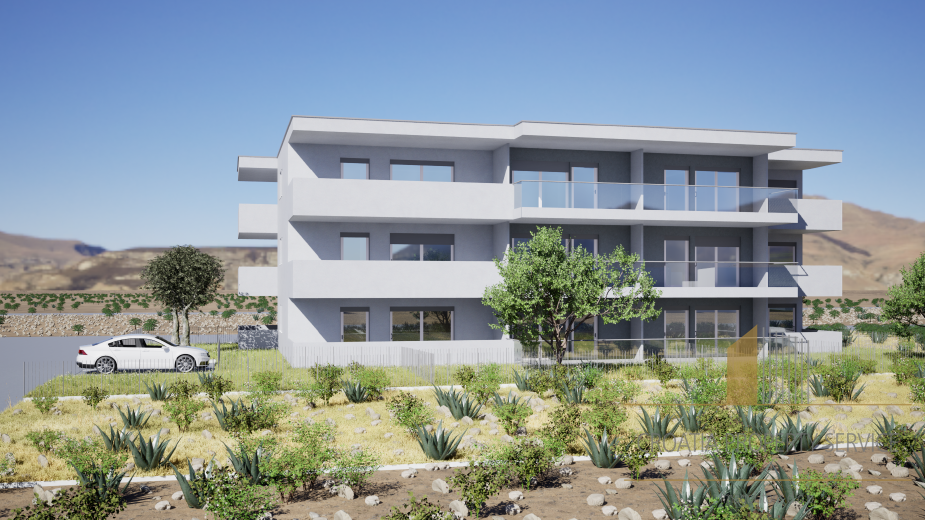 Dvosoban stan u modernoj novogradnji 300 m od plaže – Povljana, otok Pag!