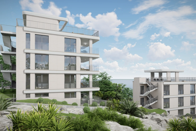 Luxuriöse Wohnung mit Garten, zweite Reihe zum Strand auf der Insel Čiovo!