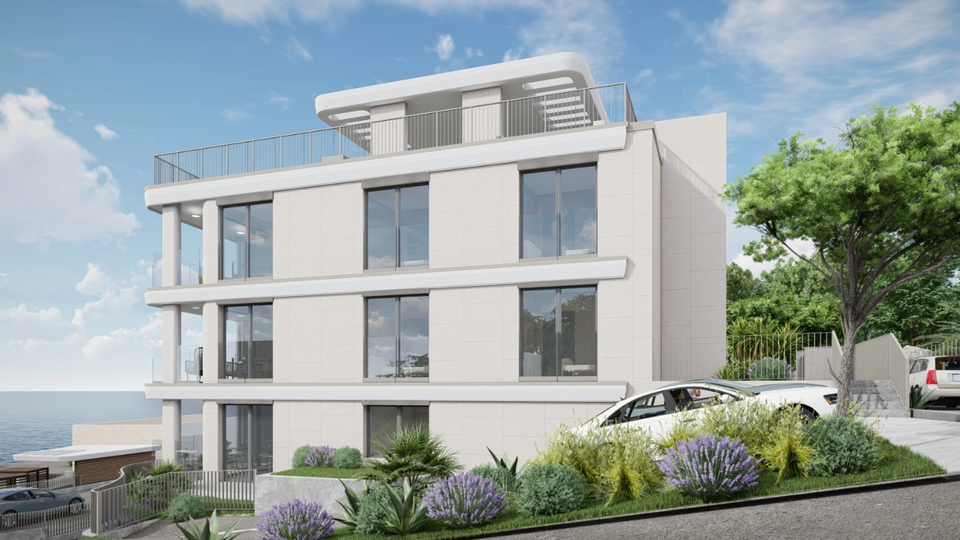 Luxury penthouse with rooftop terrace first line to the sea - Island of &Ccaron;iovo&excl;