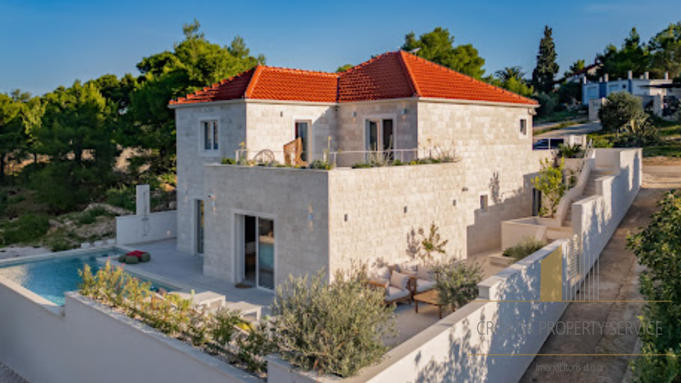 Luxury stone villa with sea view - Splitska, Brač!
