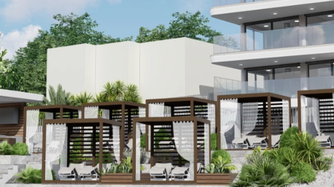 Luxury penthouse with rooftop terrace first line to the sea - Island of &Ccaron;iovo&excl;