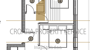 Attico di lusso con vista mare a 350 m dalla spiaggia a Čiovo!
