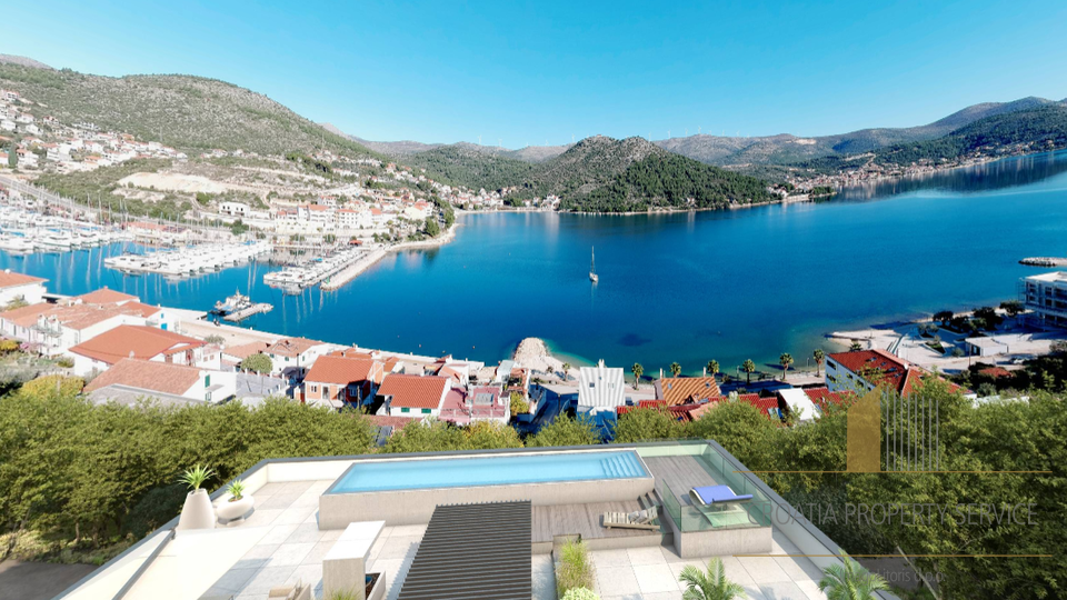 Appartamento di lusso in nuova costruzione – a 100 metri dalla spiaggia, Marina vicino a Trogir!