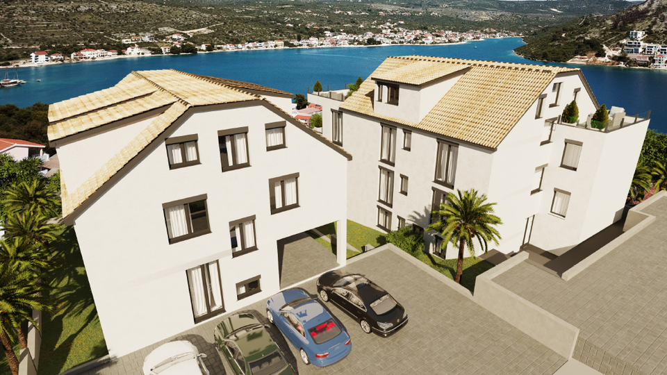 Modern ground floor apartment with private garden&comma; pool&comma; and additional apartment - Rogoznica&excl;