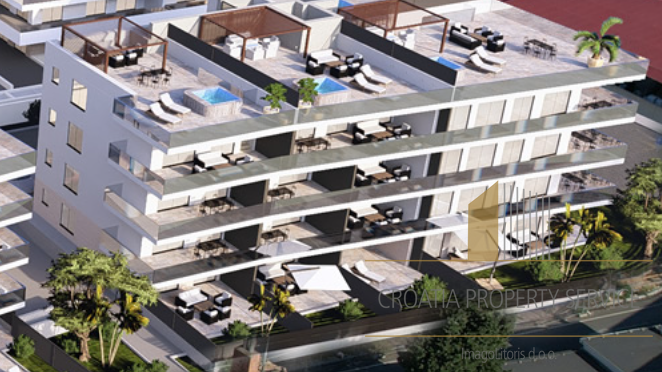 Appartamento di lusso in una moderna costruzione nuova sul mare nella zona esclusiva di Zara!