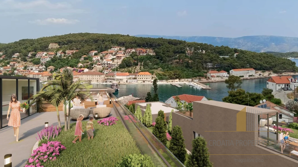 Exklusiver Komplex luxuriöser Villen mit Meerblick – Jelsa, Hvar