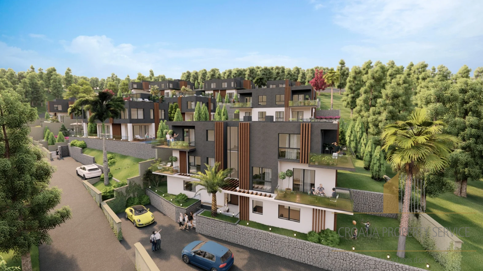 Exklusiver Komplex luxuriöser Villen mit Meerblick – Jelsa, Hvar