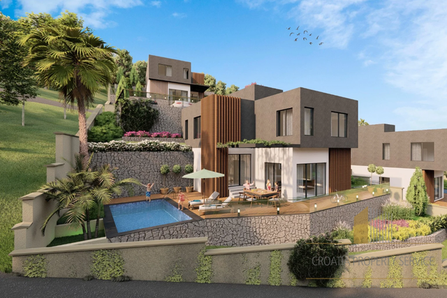 Exklusiver Komplex luxuriöser Villen mit Meerblick – Jelsa, Hvar