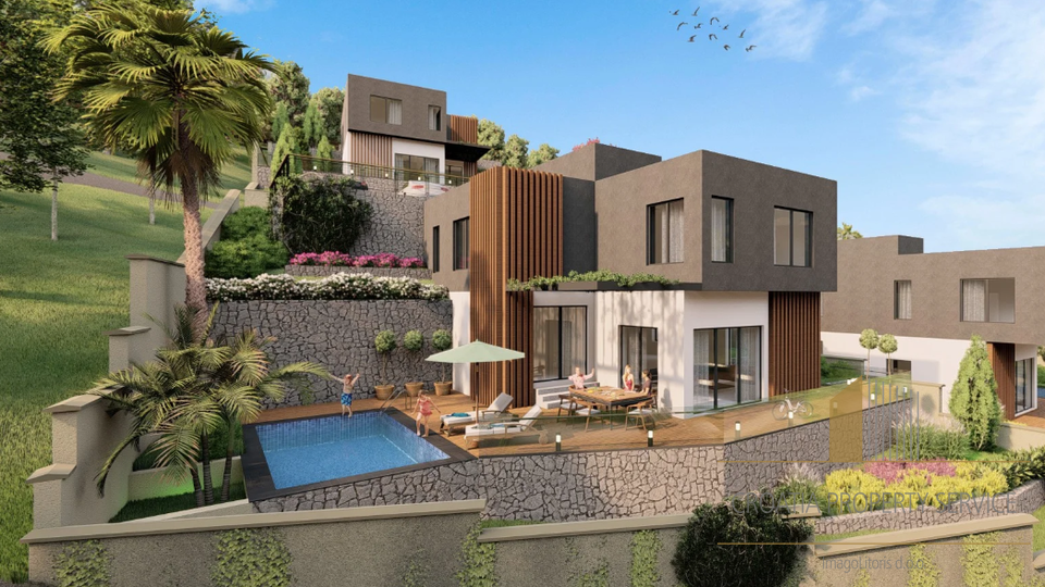 Luxury semi-detached villa with sea view - Jelsa, Hvar!