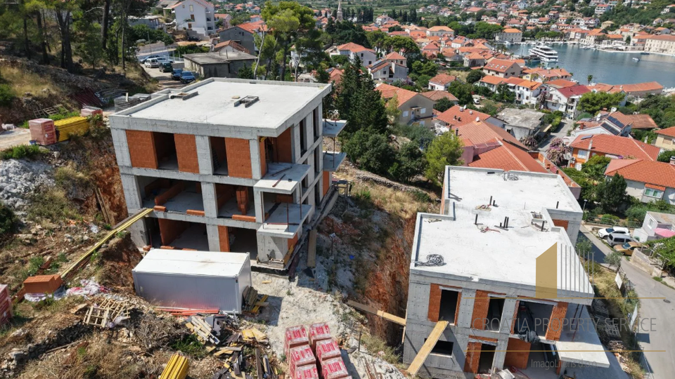 Luxury semi-detached villa with sea view - Jelsa, Hvar!