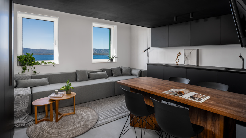 Elegantan luksuzni  apartman 500 m od pla&zcaron;e na otoku Bra&ccaron;u&excl;