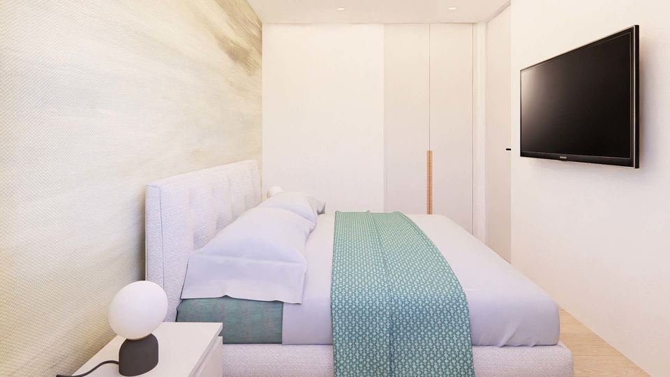 Luxuri&ouml;se Dreizimmerwohnung erste Meereslinie &ndash; exklusives Angebot in Suko&scaron;an&excl;