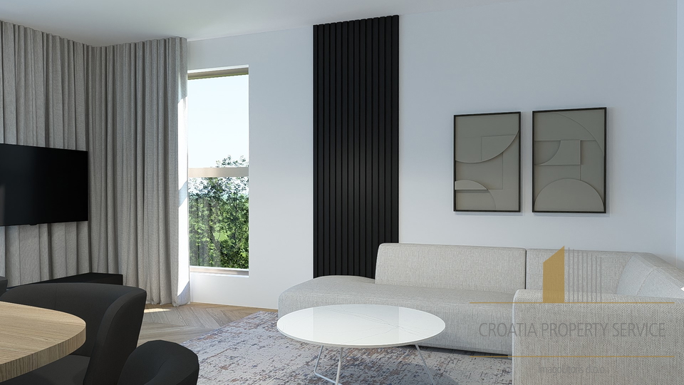 Luxury penthouse with a pool and rooftop terrace, second row to the sea – Grebaštica, Šibenik!